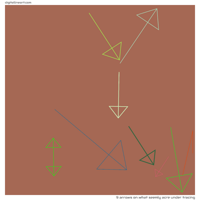 What Seemly Acre under Tracing — 9 arrows