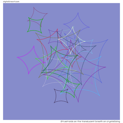 The Translucent Breath on Crystallizing — 24 astroids