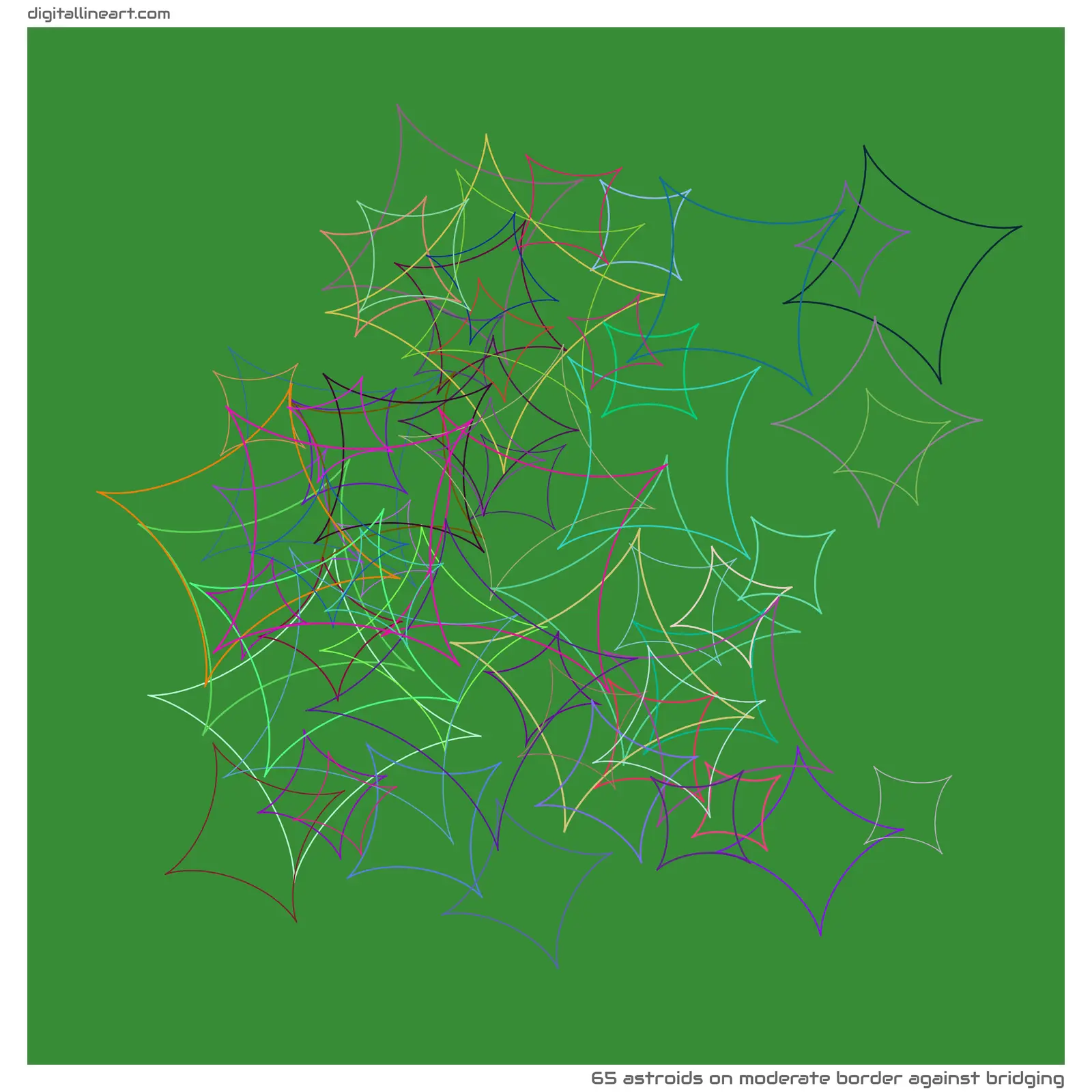 Moderate Border Against Bridging — 65 astroids