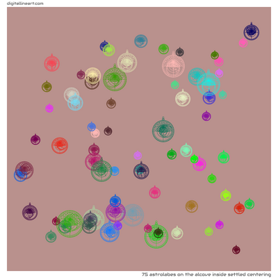 The Alcove Inside Settled Centering — 75 astrolabes