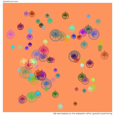 The Alabaster after Graceful Scattering — 80 astrolabes
