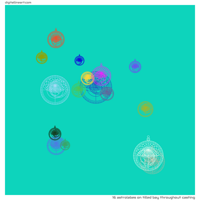 Tilled Bay throughout Casting — 16 astrolabes