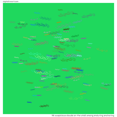The Atoll among Enduring Anchoring — 116 auspicious clouds