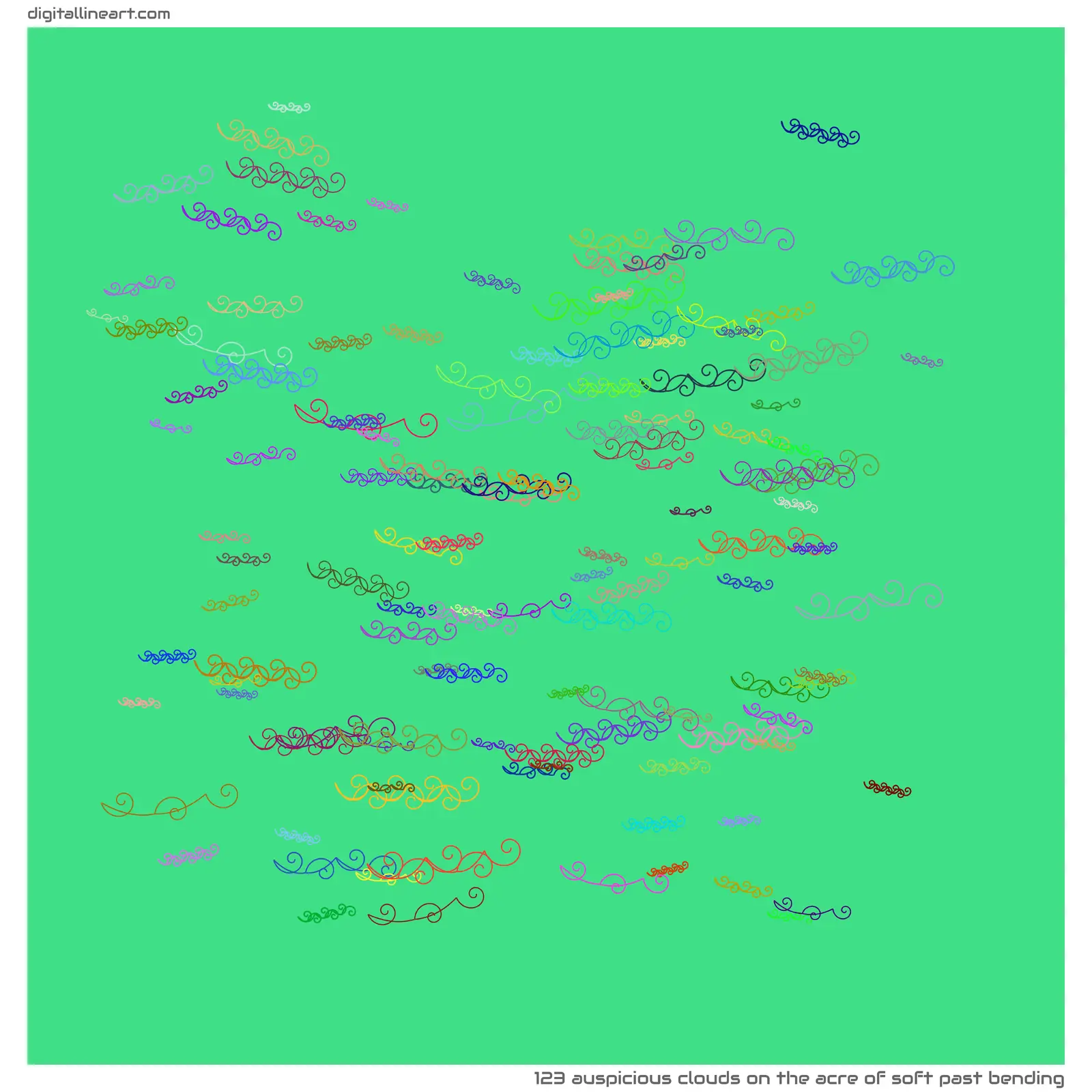 The Acre of Soft past Bending — 123 auspicious clouds