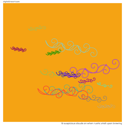 When Rustic Atoll upon Brewing — 13 auspicious clouds