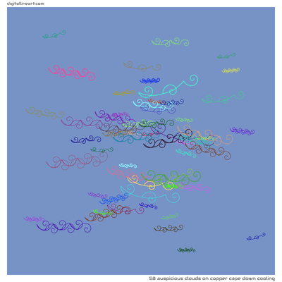 Copper Cape down Cooling — 58 auspicious clouds
