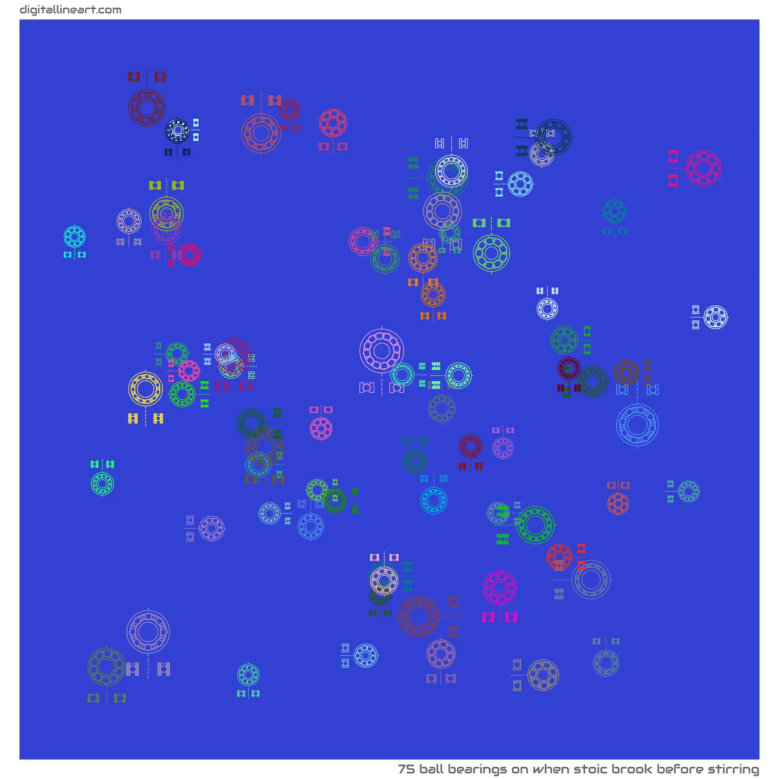 When Stoic Brook before Stirring — 75 ball bearings