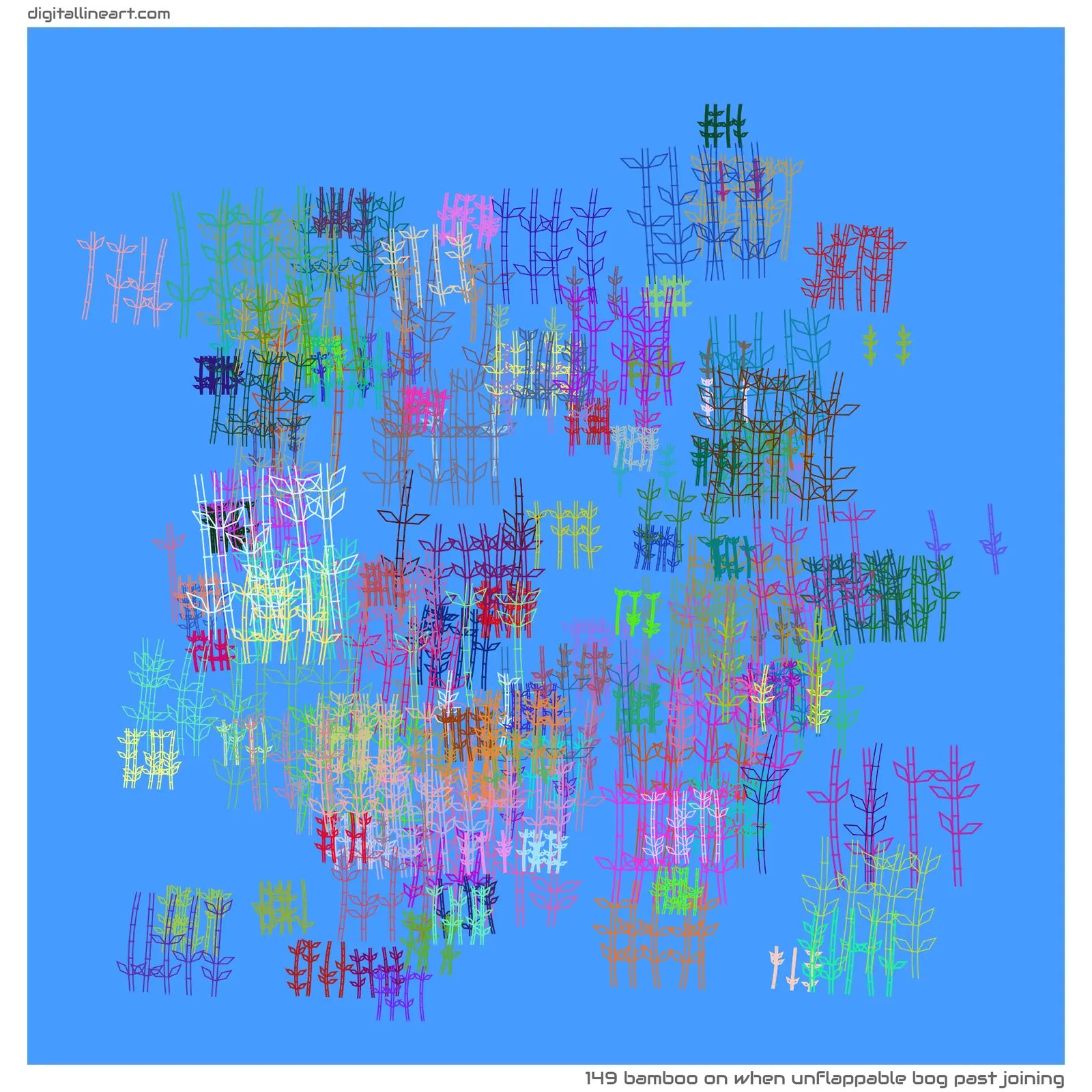 When Unflappable Bog past Joining — Bamboo, 149 elements