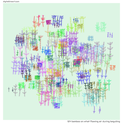 What Flowing Air During Beguiling — Bamboo, 124 elements