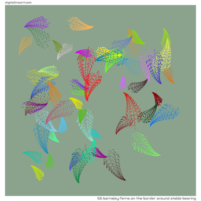 The Border Around Stable Bearing — 55 Barnsley ferns
