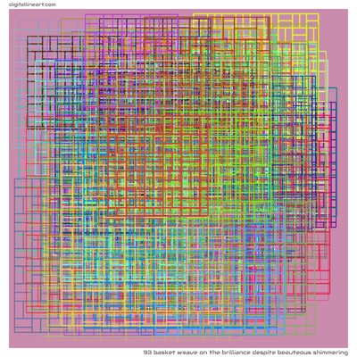 93 Basket Weave in The Brilliance despite Beauteous Shimmering