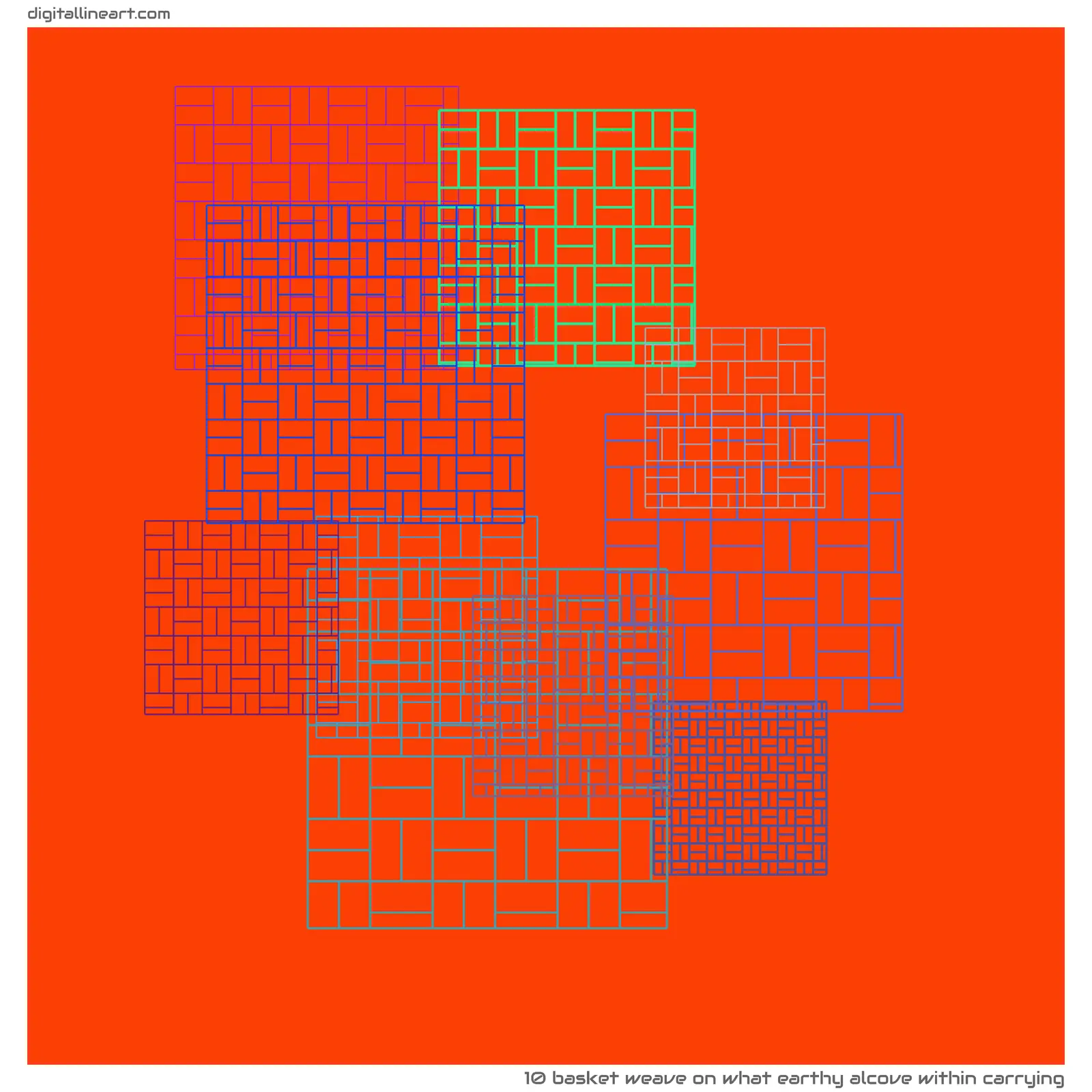 What Earthy Alcove within Carrying — Basket Weave, 10 elements