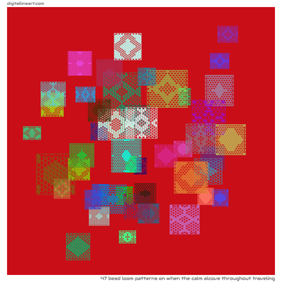 When the Calm Alcove throughout Traveling — 47 bead loom patterns