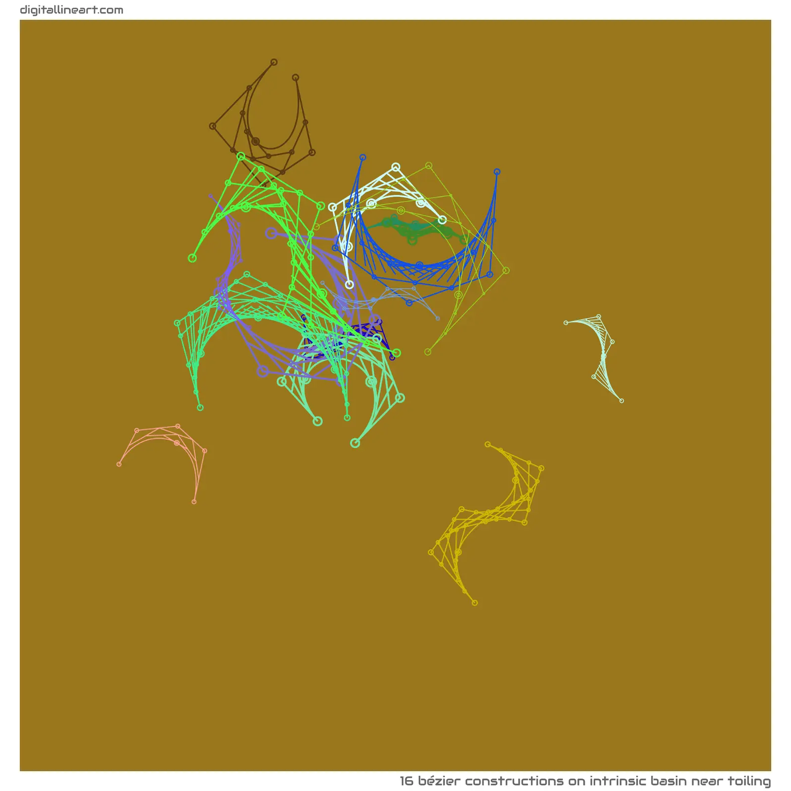 Intrinsic Basin near Toiling — 16 bézier constructions