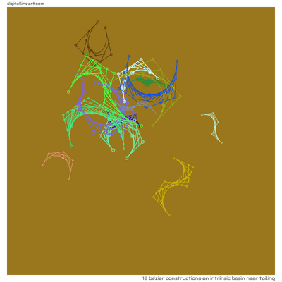Intrinsic Basin near Toiling — 16 bézier constructions