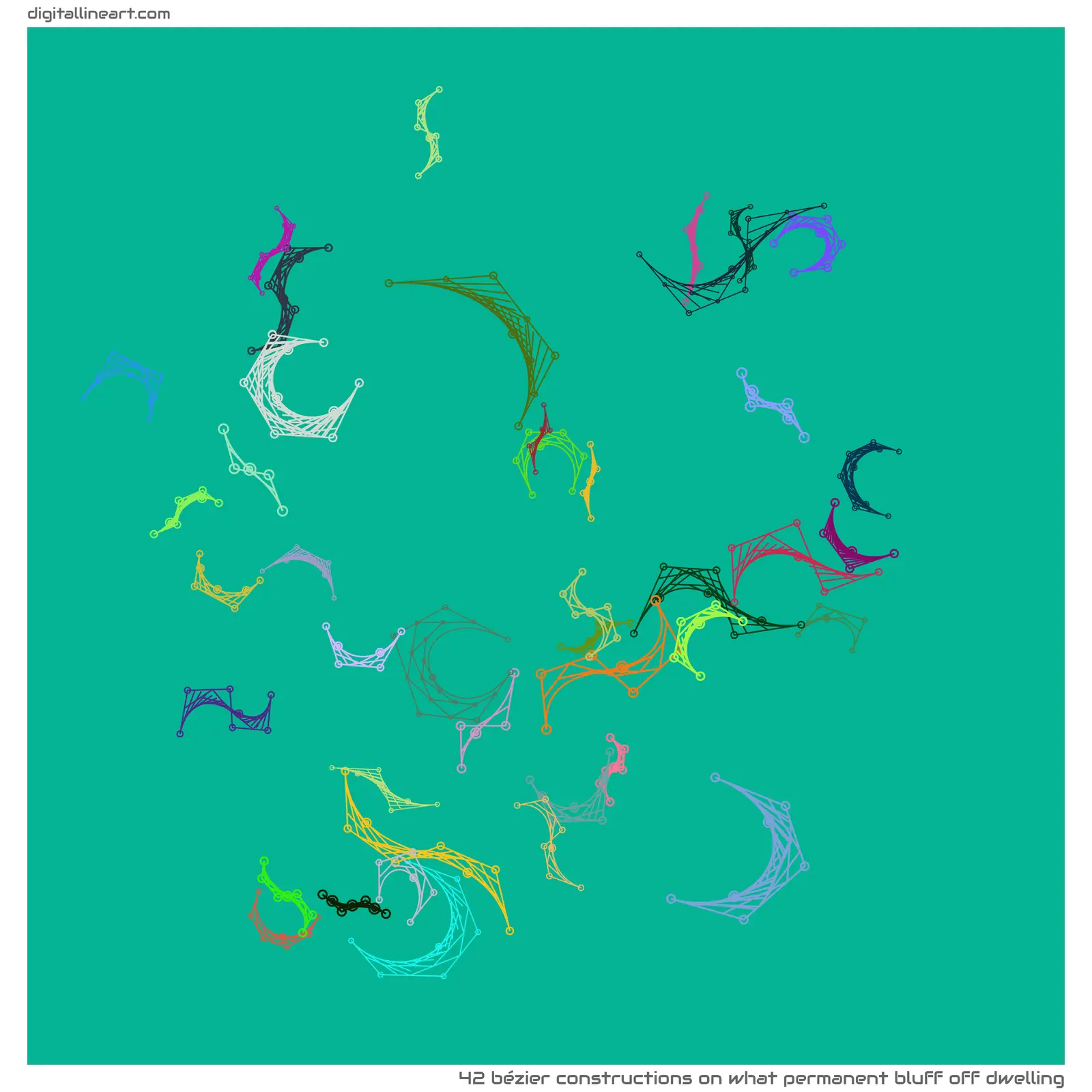 What Permanent Bluff off Dwelling — 42 bézier constructions