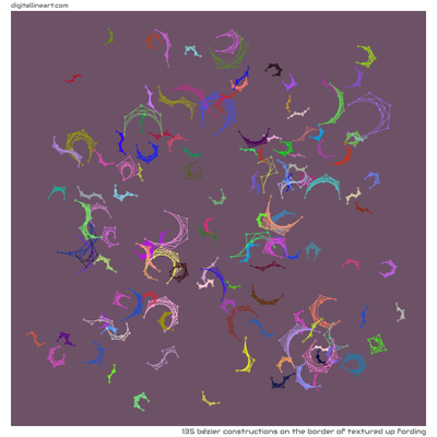 The Border of Textured up Fording — 135 bézier constructions