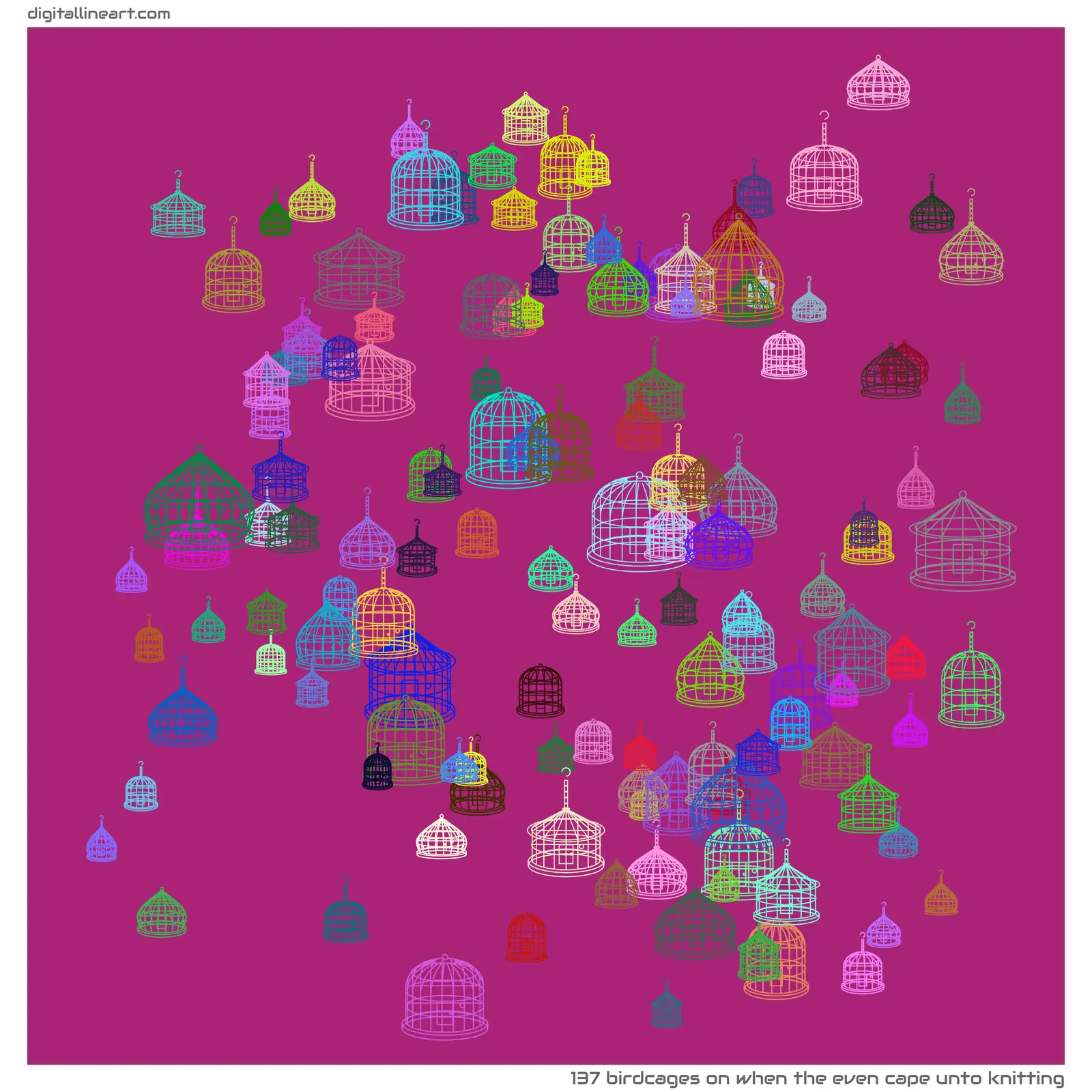 When the Even Cape unto Knitting — 137 birdcages