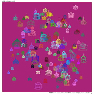 When the Even Cape unto Knitting — 137 birdcages