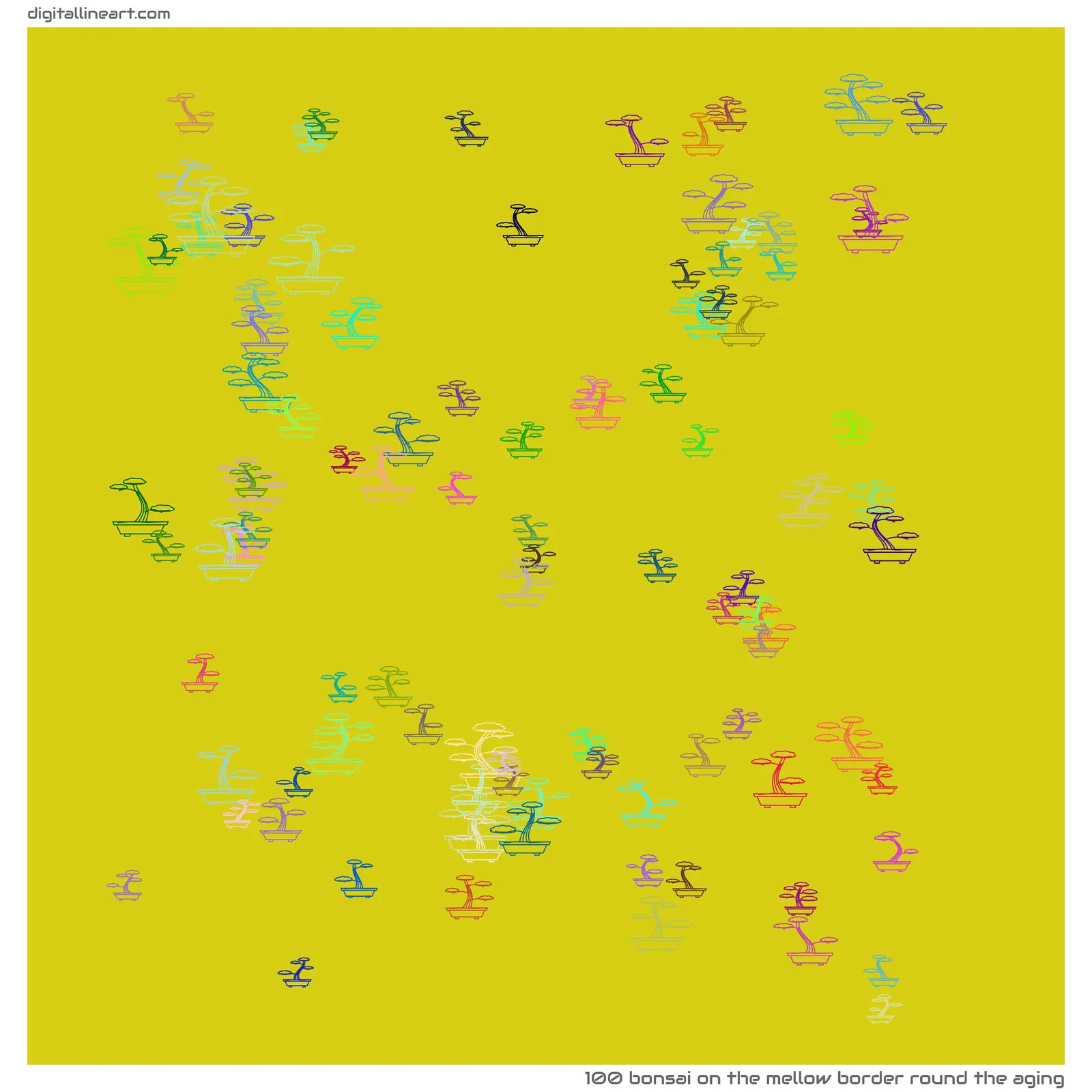 The Mellow Border round the Aging — Bonsai, 100 elements