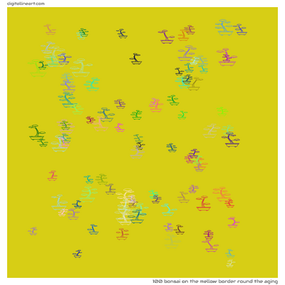 The Mellow Border round the Aging — Bonsai, 100 elements