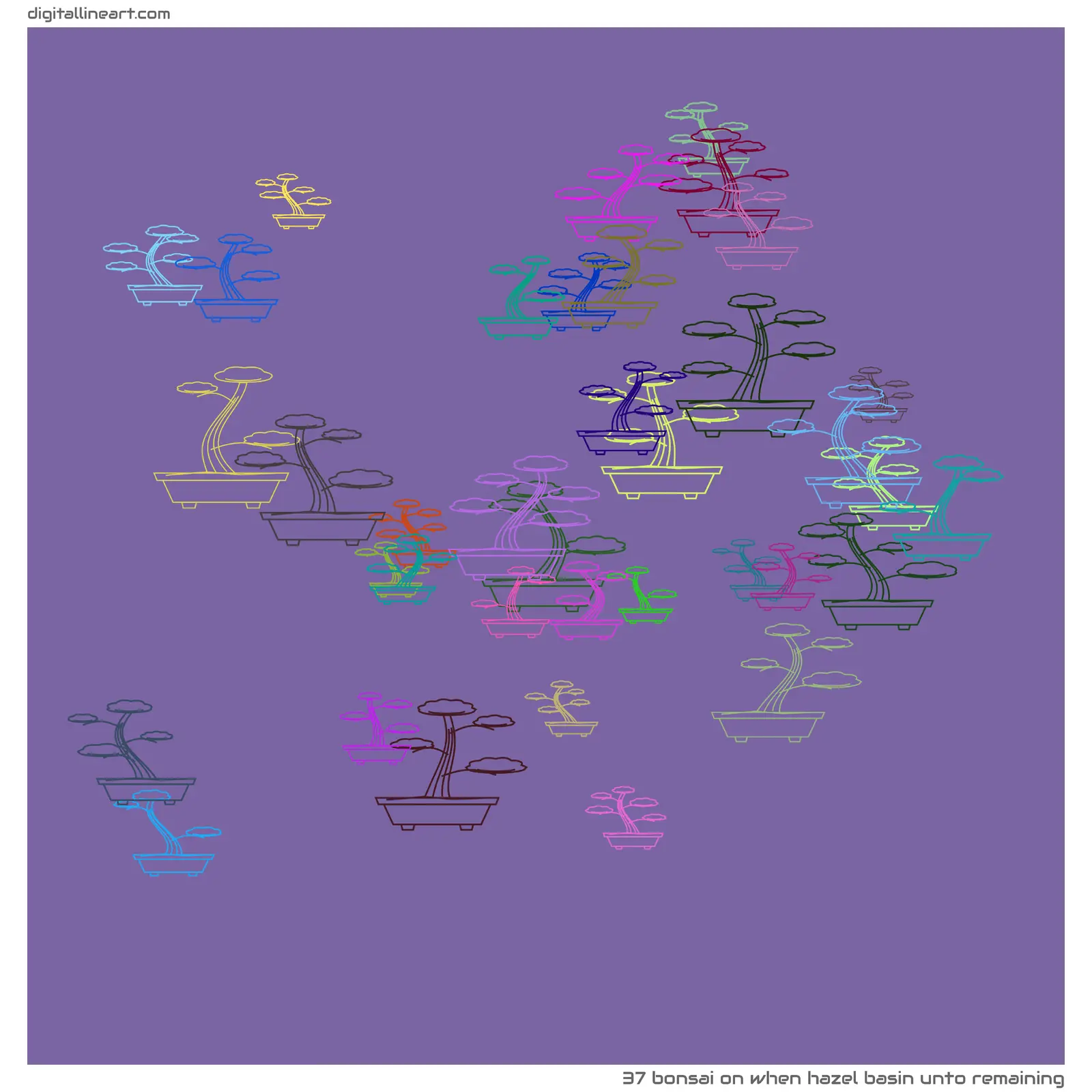 When Hazel Basin unto Remaining — Bonsai, 37 elements