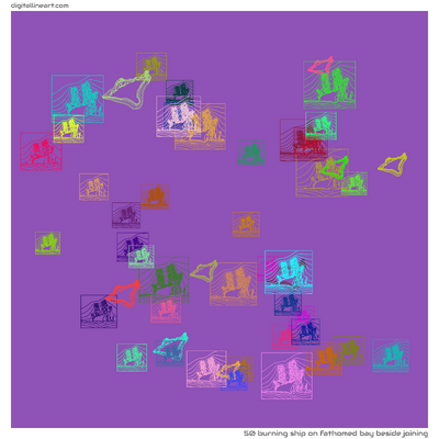 Fathomed Bay beside Joining — Burning Ship, 50 elements