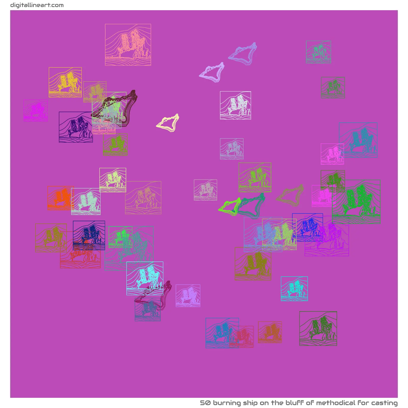 The Bluff of Methodical for Casting — Burning Ship, 50 elements