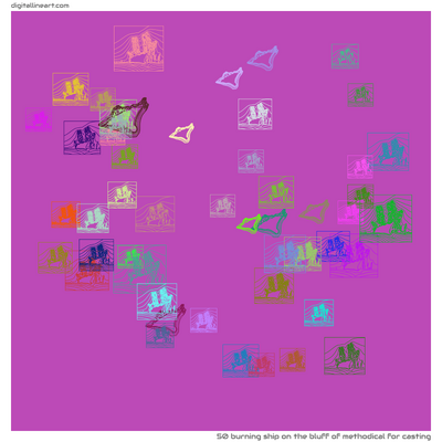 The Bluff of Methodical for Casting — Burning Ship, 50 elements