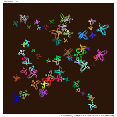 Leaden Burial in the Crushing — 75 butterfly curves