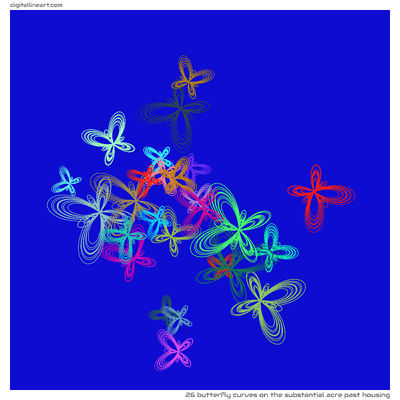 The Substantial Acre past Housing — 26 butterfly curves