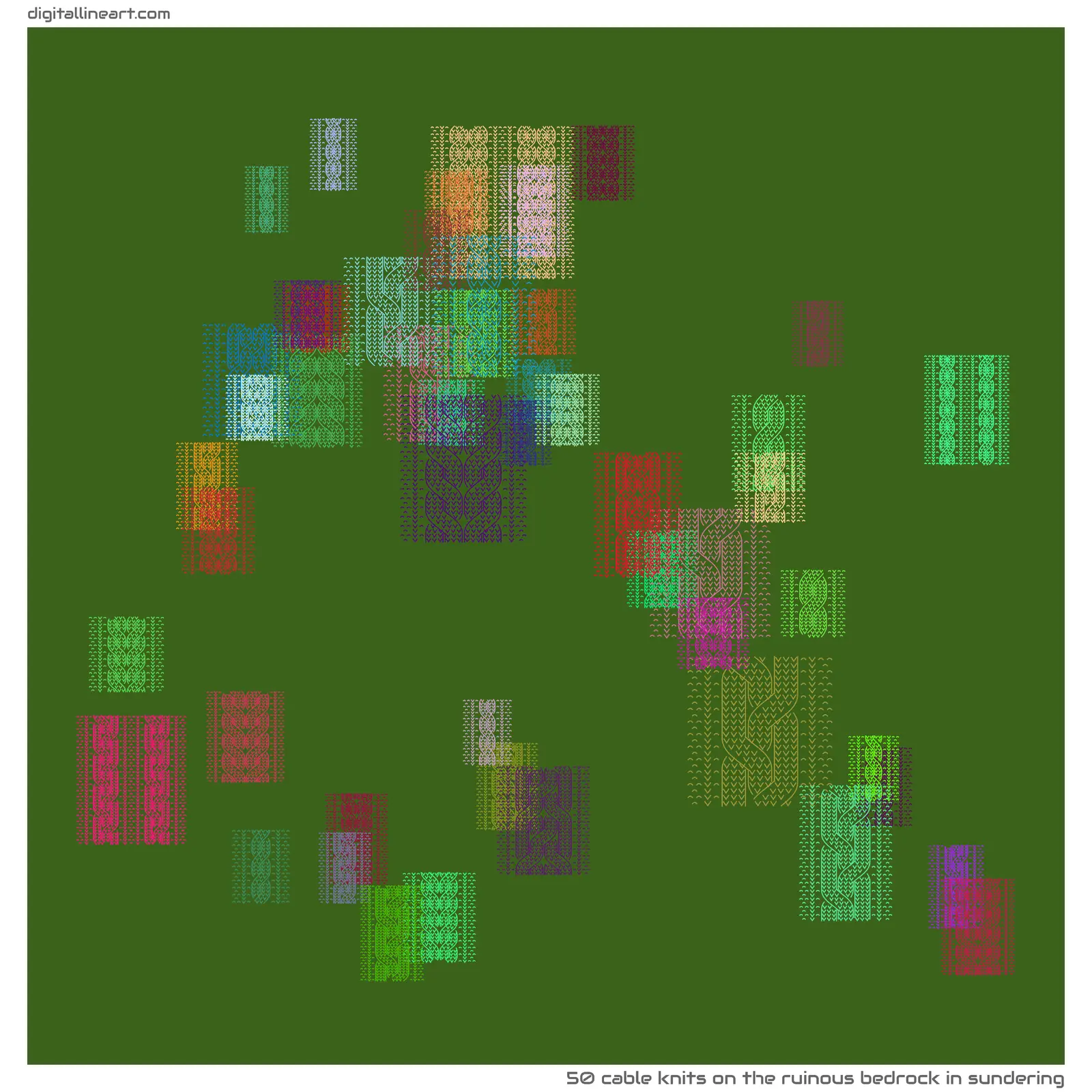 The Ruinous Bedrock in Sundering — 50 cable knits
