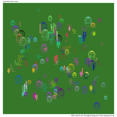Forged Bog on the Measuring — Cacti, 133 elements