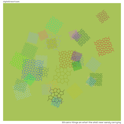 What the Atoll near Sandy Carrying — 33 Cairo tilings