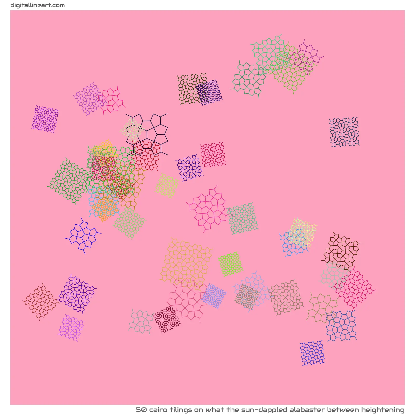 What the Sun-dappled Alabaster between Heightening — 50 Cairo tilings