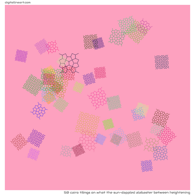What the Sun-dappled Alabaster between Heightening — 50 Cairo tilings