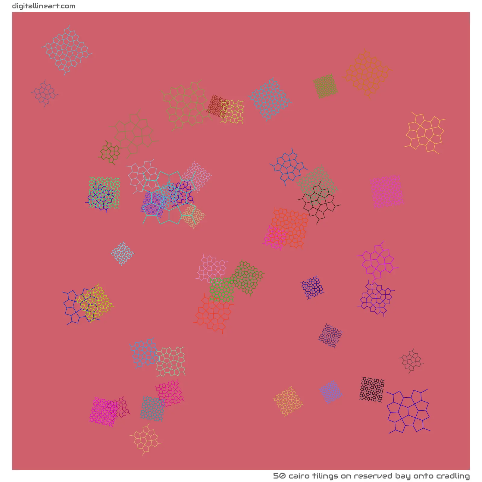 Reserved Bay onto Cradling — 50 Cairo tilings