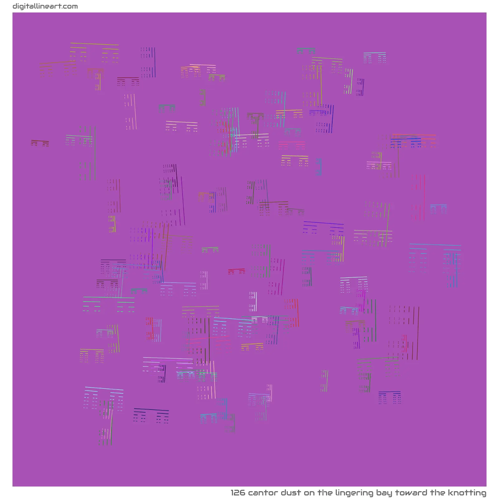 The Lingering Bay toward the Knotting — Cantor Dust, 126 elements