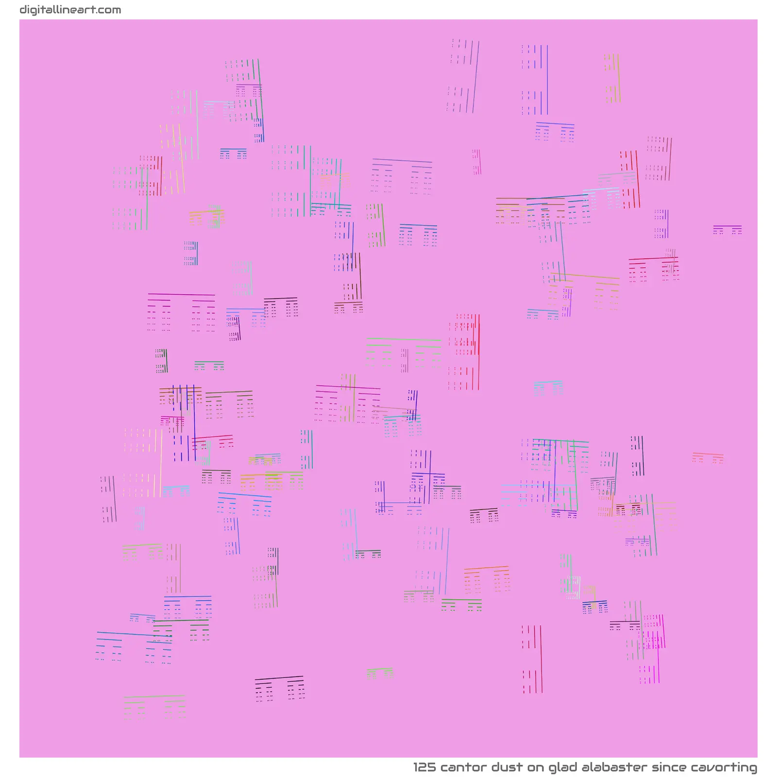Glad Alabaster Since Cavorting — Cantor Dust, 125 elements