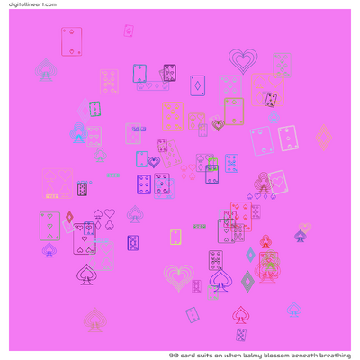 When Balmy Blossom beneath Breathing — 90 card suits