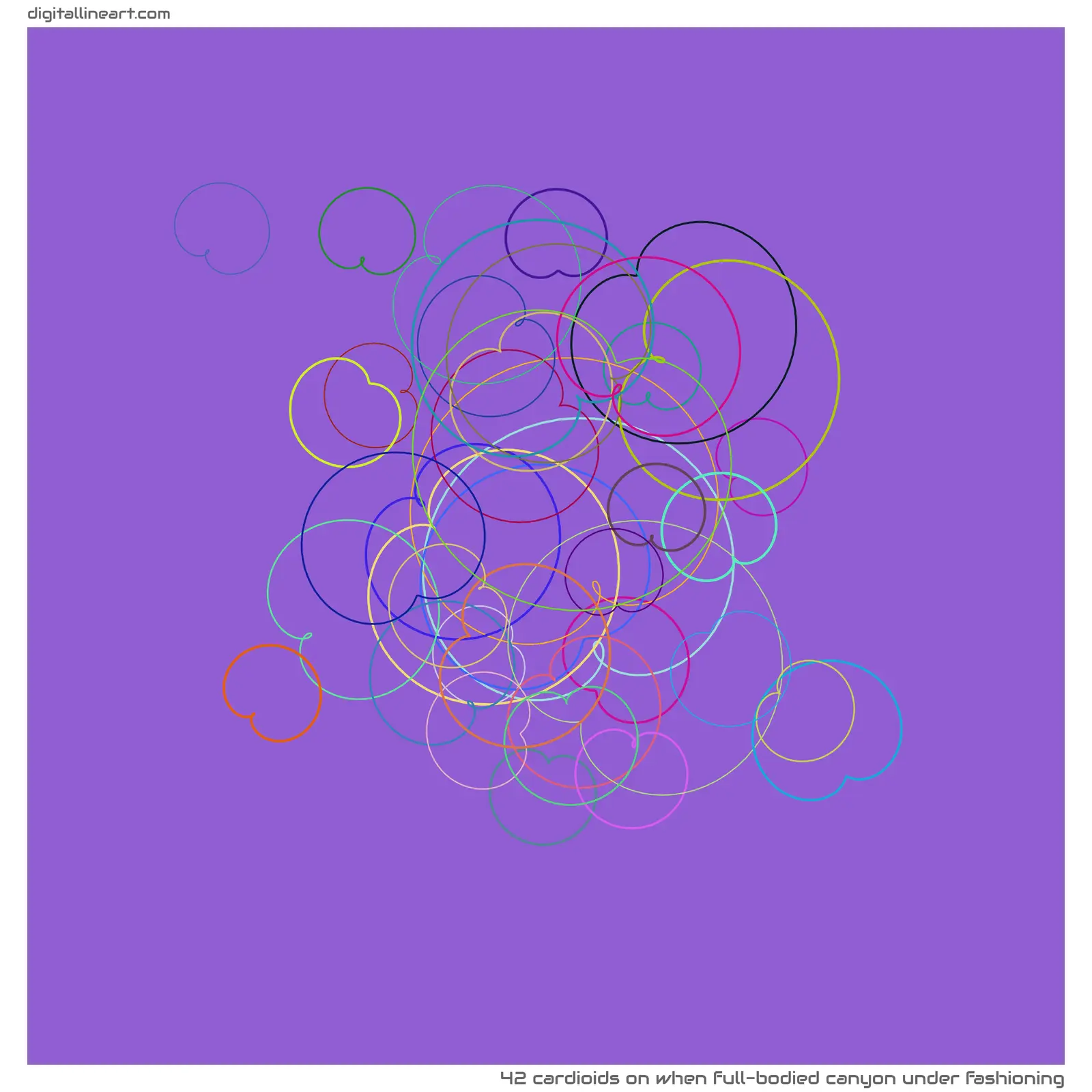 When Full-bodied Canyon under Fashioning — 42 cardioids