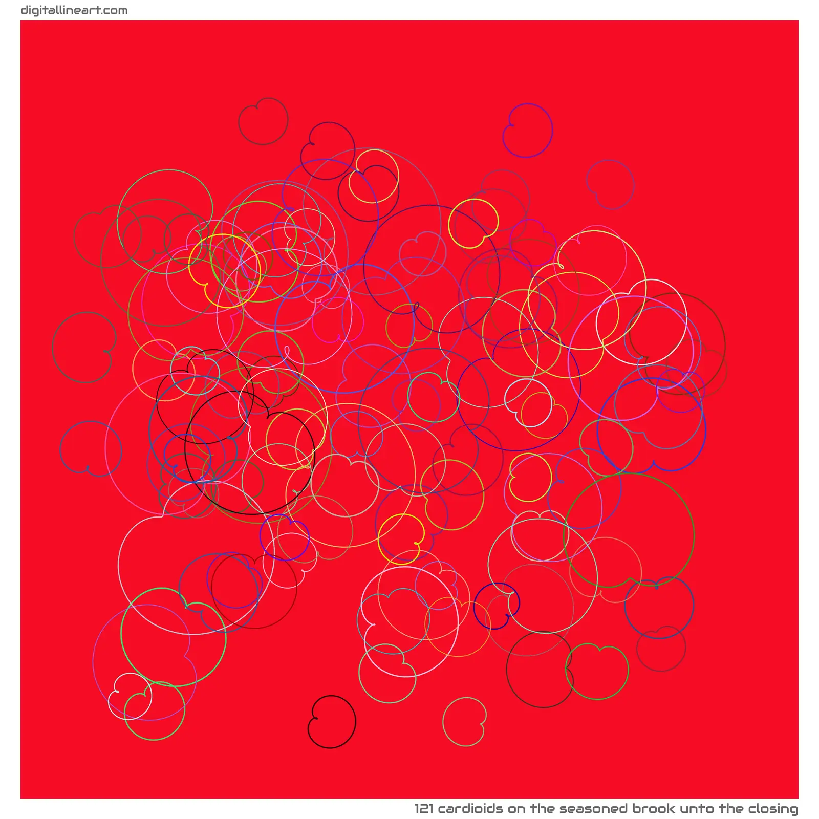 The Seasoned Brook unto the Closing — 121 cardioids