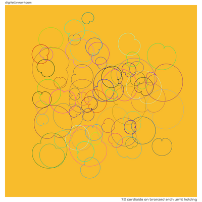 Bronzed Arch until Holding — 72 cardioids
