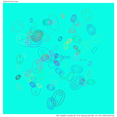 The Loamy Border on the Delineating — 84 Cassini ovals