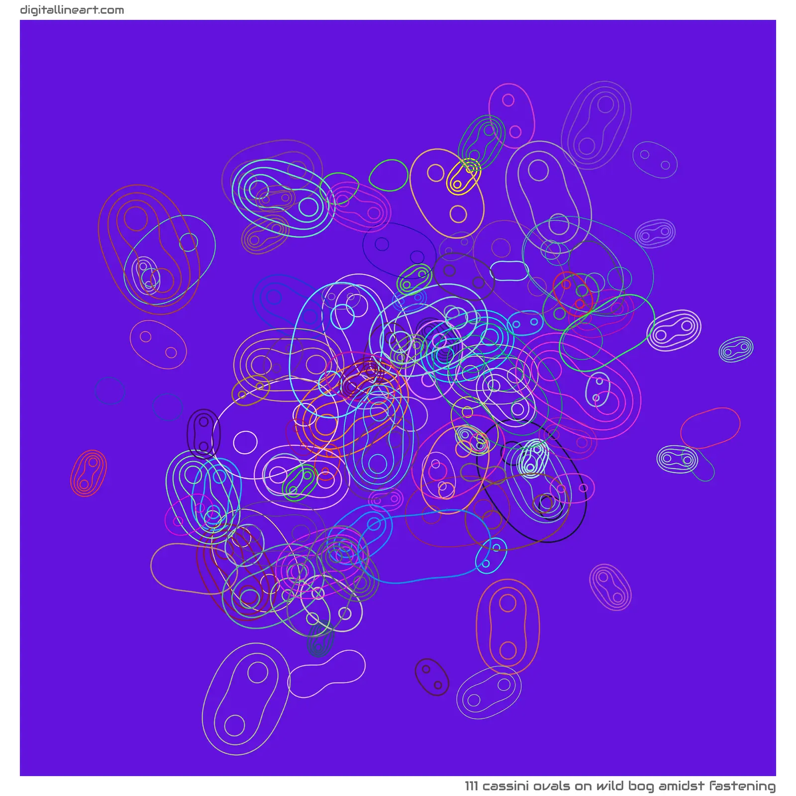 Wild Bog amidst Fastening — 111 Cassini ovals