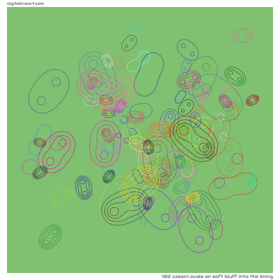 Soft Bluff into the Lining — 102 Cassini ovals