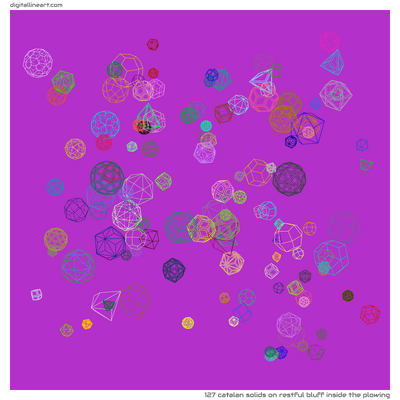 Restful Bluff Inside the Plowing — 127 catalan solids