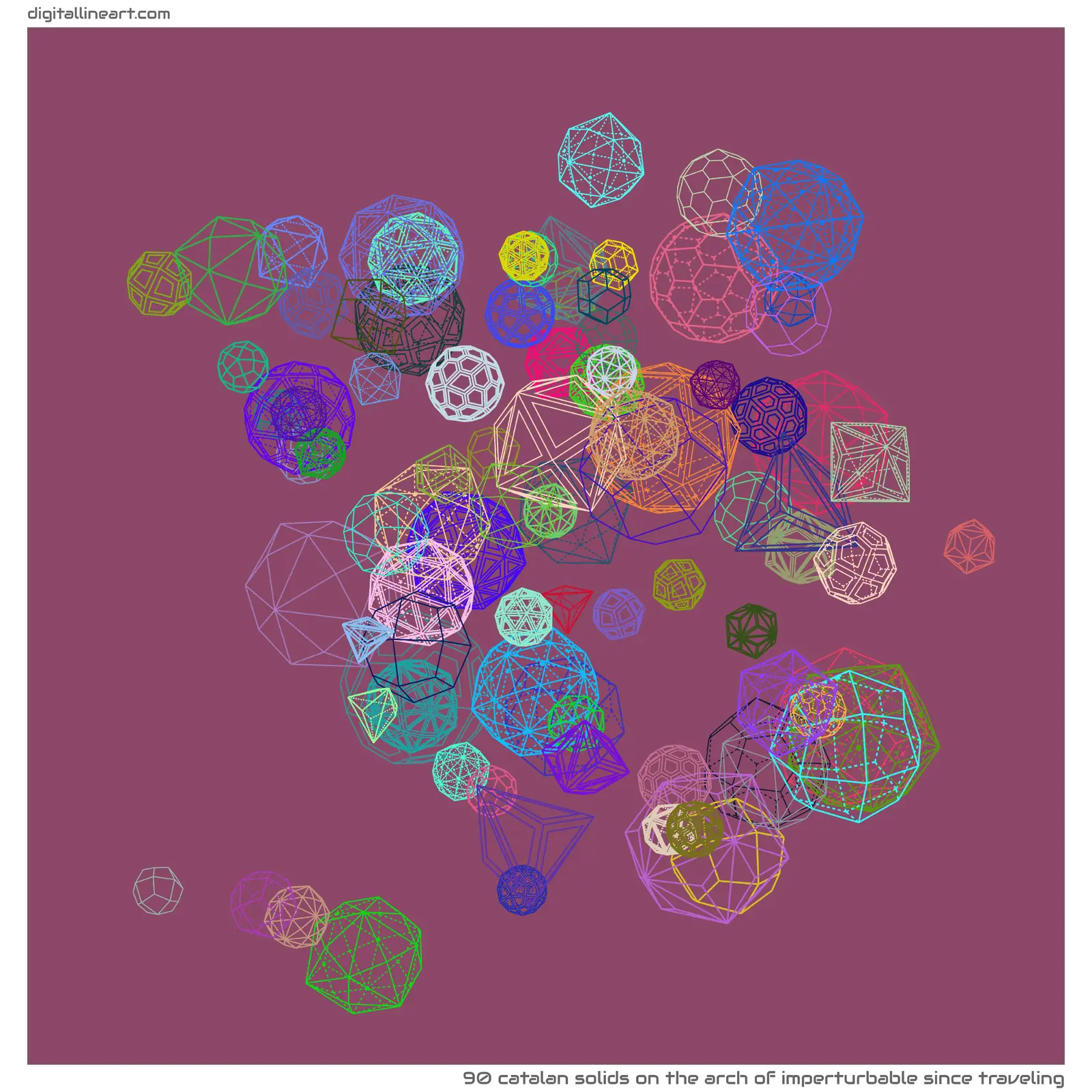 The Arch of Imperturbable Since Traveling — 90 catalan solids