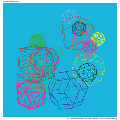 Thoughtful Arch till Leaning — 19 catalan solids