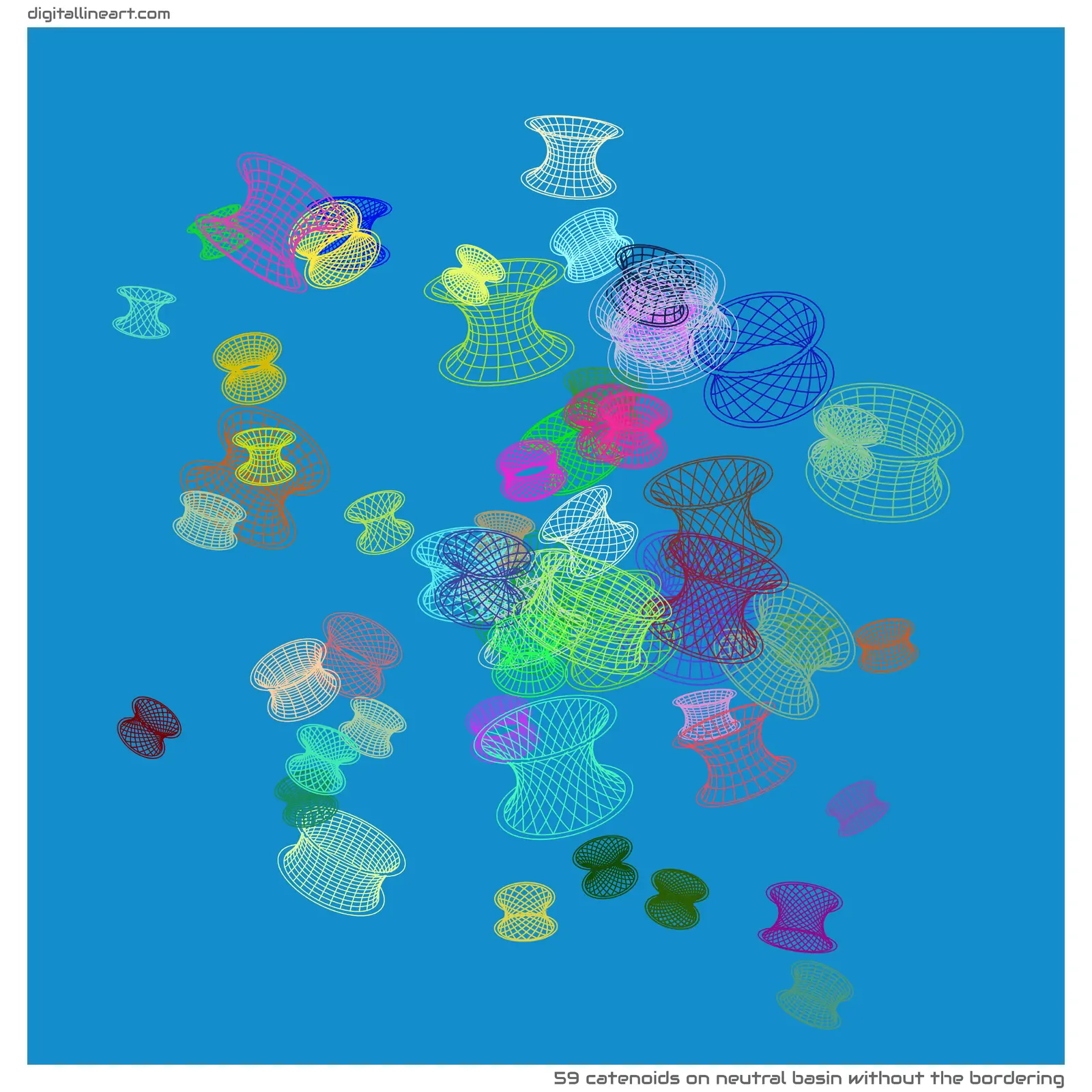 Neutral Basin without the Bordering — 59 catenoids